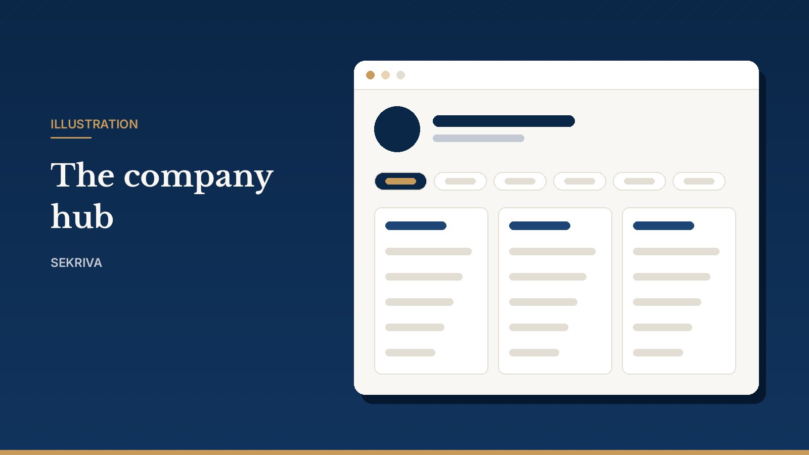 Illustration: Company Registry & Company Hub